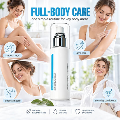 Ice-Cooling Hair Removal Cream – instantly soothes sensitive skin. ✨✨✨