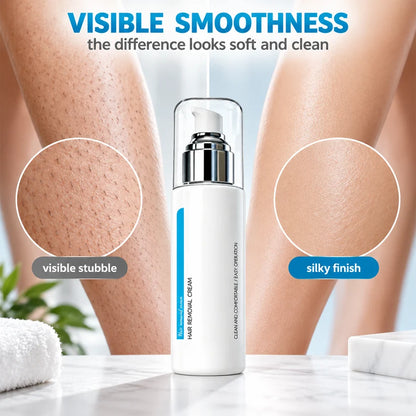 Ice-Cooling Hair Removal Cream – instantly soothes sensitive skin. ✨✨✨