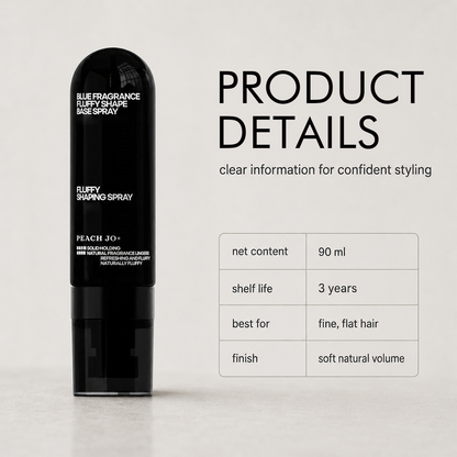 ✨Fluffy Hair Shaping Spray Peach Scent Volumizing Hair Mist for Long Wear Hold✨✨✨